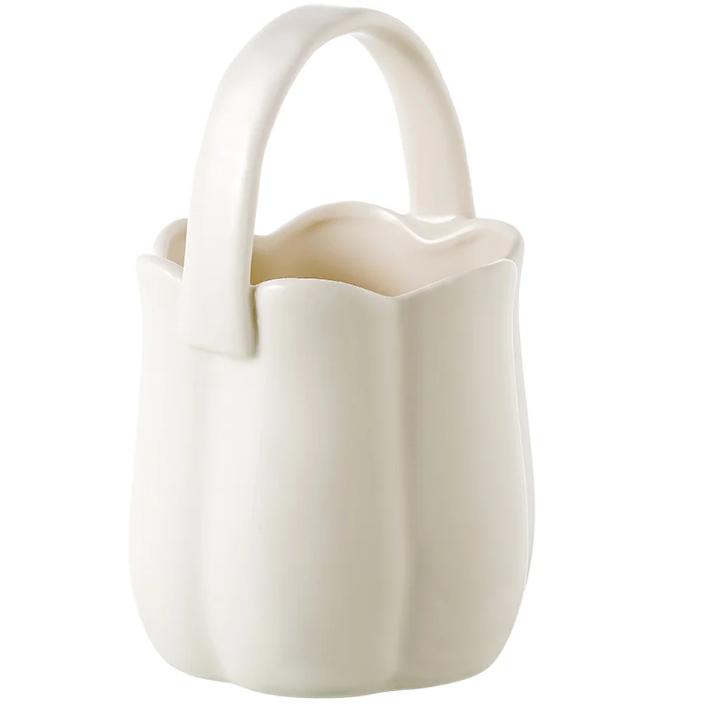 

Chopsticks Ceramic Dispenser Utensil Case Reusable Chopsticks Drying Rack Straw Basket for Kitchen Storage