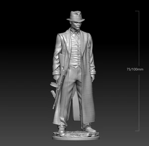1/24 75mm 1/18 100mm Resin Model Kits Gangs Man Unpainted Figure No Color RW-729 1/24 75mm 1/18 100mm Resin Model Kits Gangs Man Unpainted Figure No Color RW-729