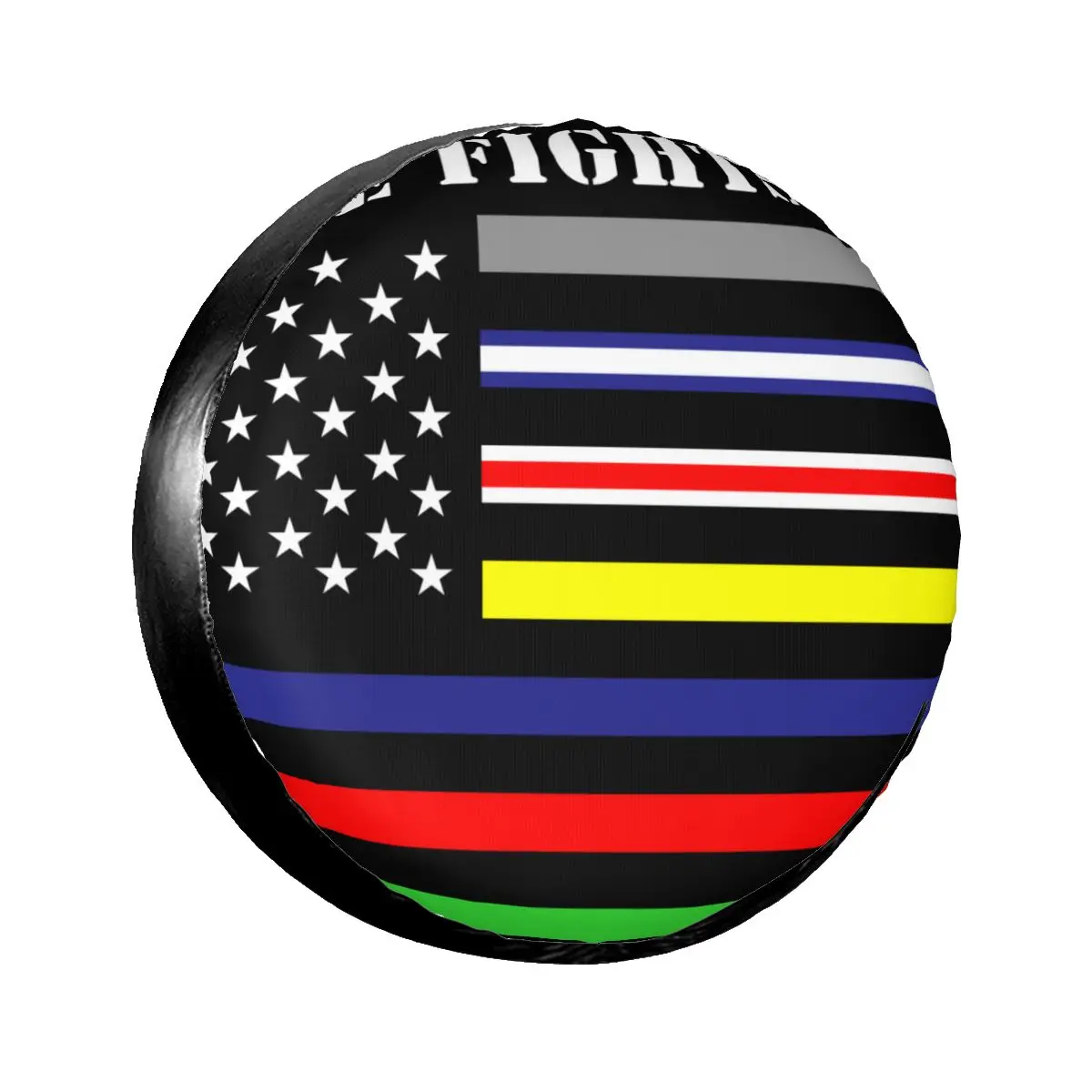 

1pcs Universal Car Spare Tire Cover Case Auto Wheel Tire America Thin Lines Flag Vehicle Tyre Waterproof Polyester Bag