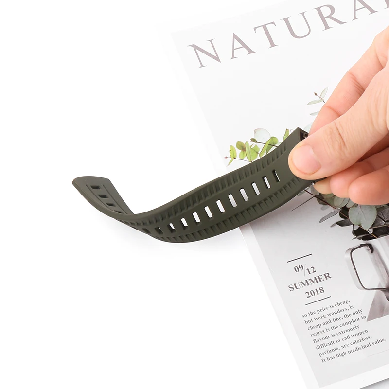 Watch accessories for SUUNTO sport baro 9 Sparta Outdoor Sport Waterproof silicone strap unisex 24mm