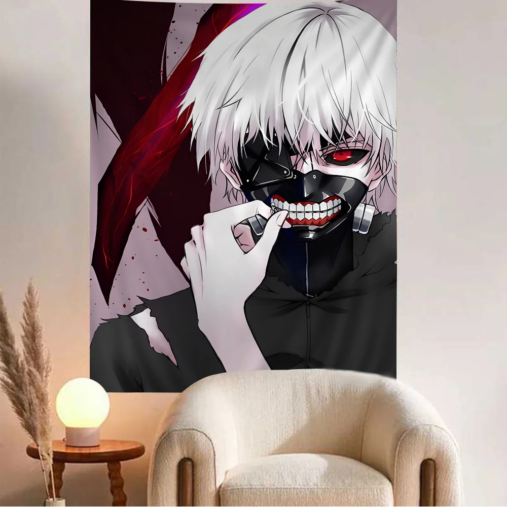 Токийский Гуль гобелен из полиэстера и хлопка содзи симада токийский зодиак