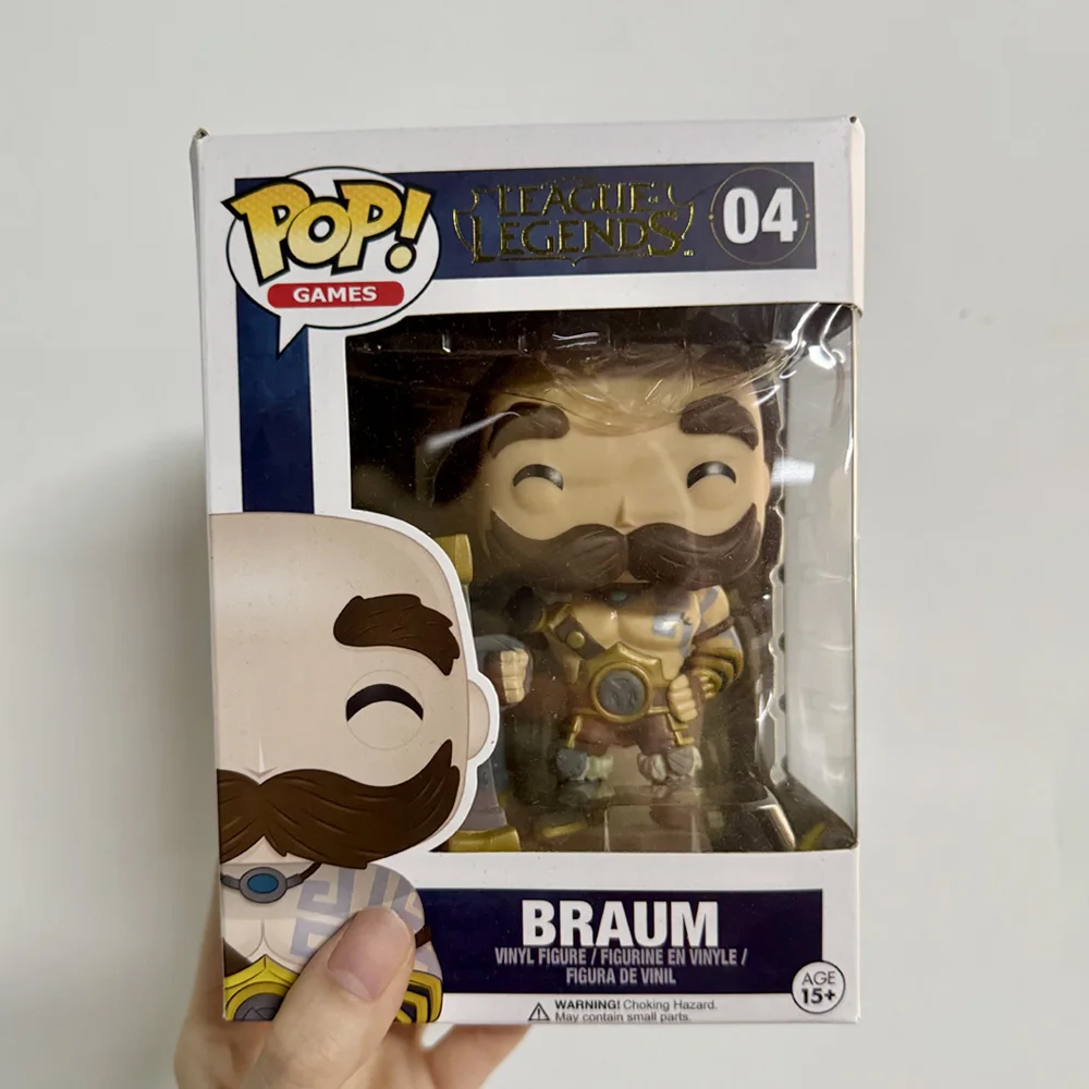 Фото Новые поступления Игры Funkos ARCANE Leagues Legends Ashe # 02 Ли Сина # Браум 03 # 04-Треш # 07 Виниловые фигурки поп-игрушки №4