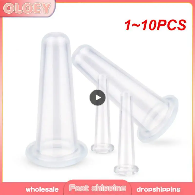

1~10PCS NewJar Vacuum Cupping Cans For Massage Silicone Cupping Cup Vacuum Face Massage Cup For Face Body Unisex Health Care
