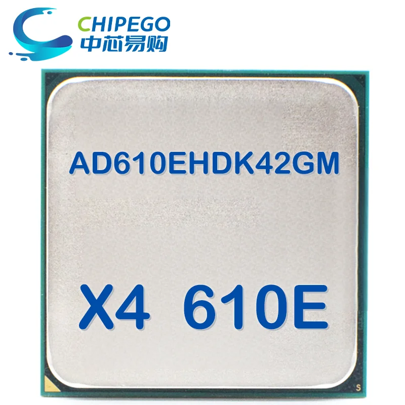 4-ядерный процессор Athlon II X4 610e 2,4 ГГц AD610EHDK42GM разъем AM3 в наличии
