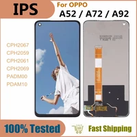 6 5 ips for oppo a72 a92 a52 cph2067 lcd display touch screen digitizer assembly replacement for oppo a52 lcd