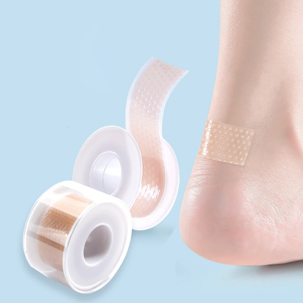 

1 Roll Anti-Wear TPU Heel Sticker Tape Heel Patch Protector Waterproof First Aid Blister Foot Pad Heel Inserts Grips 1M X 2CM