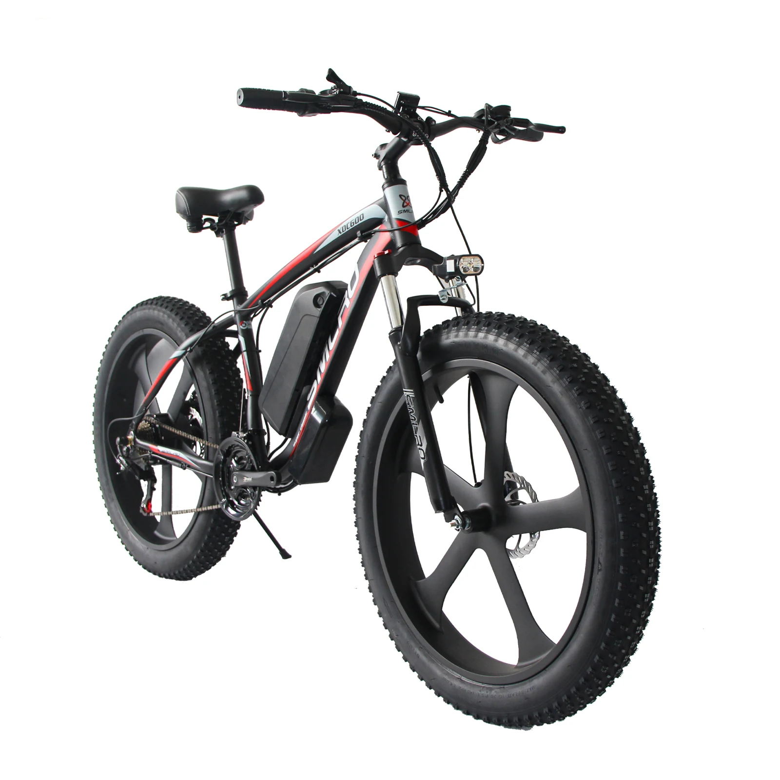 

Duty Free SMLRO XDC600 Electric Bicycle Snow Bike 500W 1000W 48V 13AH 21 Speed E-Bike 26 Inch Fat Tire Integrated Wheel Ebike