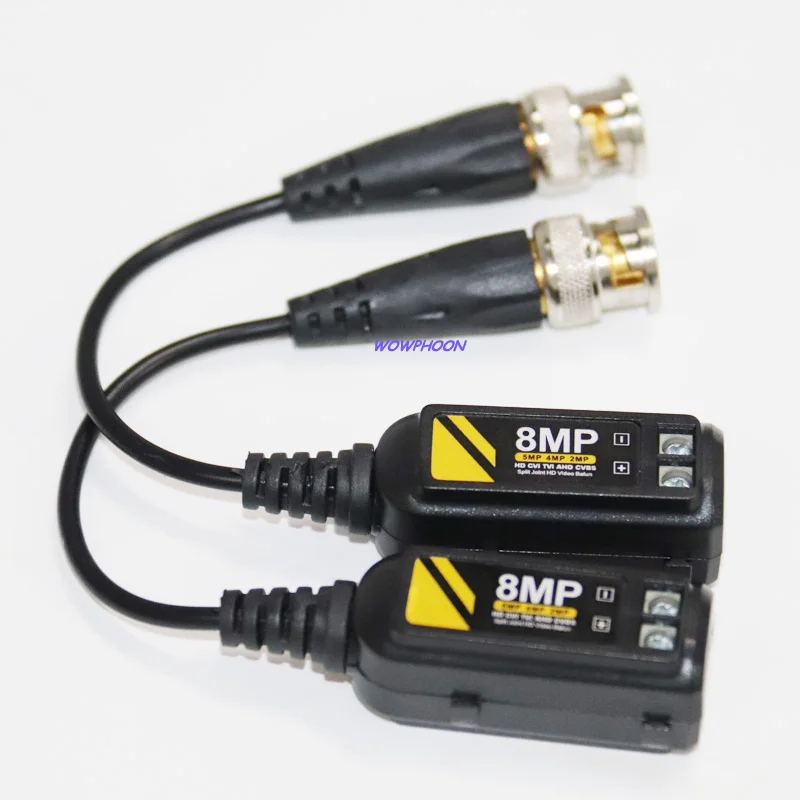 

8MP Video Balun Passive twisted pair transmitter AHDCVITVI coaxial analog BNC network cable