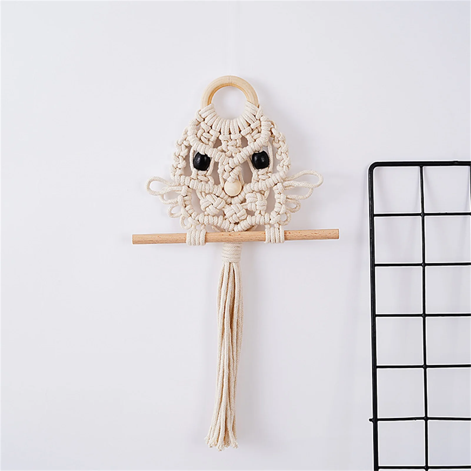 

Owls Dream Catchers Cotton Macrame Wall Hanging Handmade Macrame Wall Art Decor Dreamcatcher Boho Home Decoration Kid Room Decor