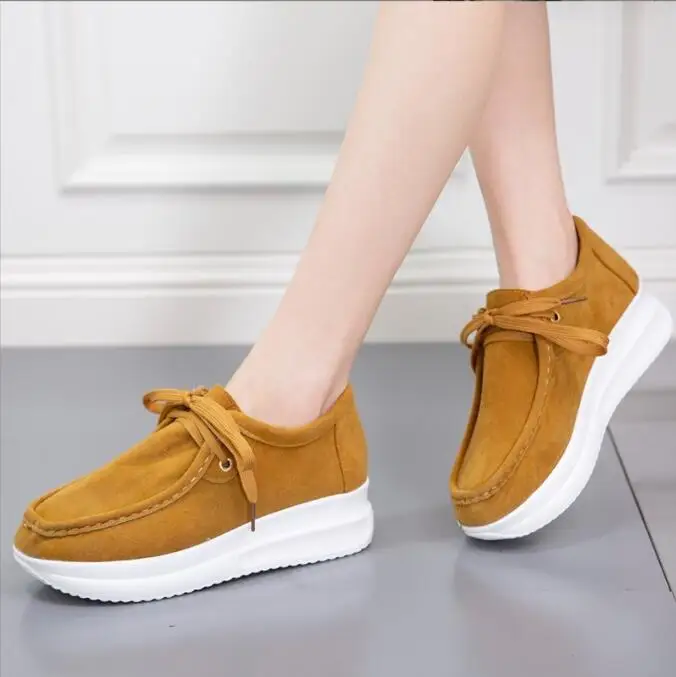Women Wedges heels Shoes Female heel Pumps platform shoes on heels Women's Style Vintage Autumn High Heel shoes for women