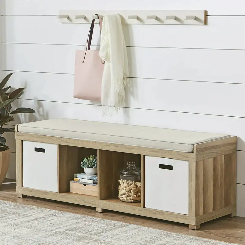 

Gardens 4-Cube Storage , Weathered