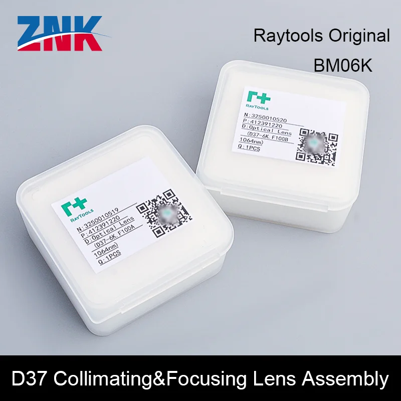 Фото Оригинальный коллимирующий и фокусирующий зеркальный блок ZNK Raytools D37-F200, двойное выпуклое + менискусное составное зеркало, аксессуары для линз BM06K №2