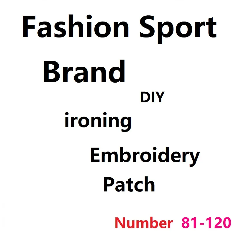 

5Pcs Fashion Brand Baseball Team Letter iron on Embroidery Patches for on Sew Clothing Patch T Shirt hat Decor Applique