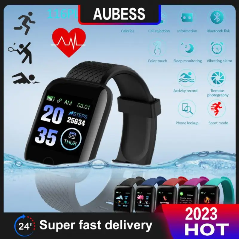 

Call Reminder Waterproof Touch Touch Smart Bracelet Heart Rate Blood Pressure Monitoring Track Color Screen Watches
