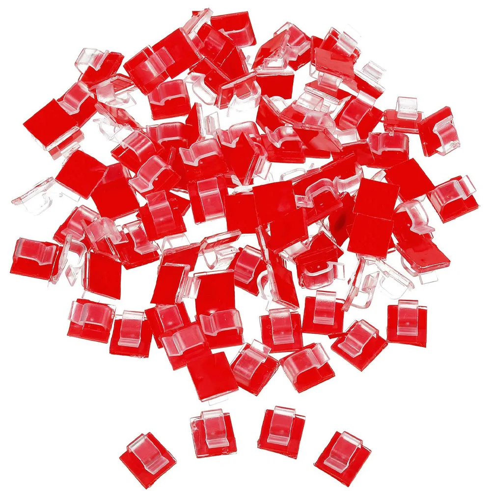 

20 шт., самоклеящиеся зажимы для кабелей