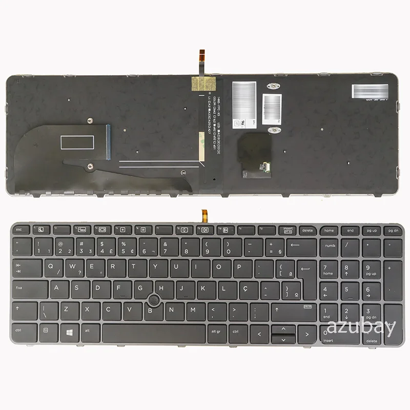 Клавиатура для HP Elitebook 755 G3 G4/ 850 Zbook 15u G4 821157-201 -071 США испанский русский бразильский