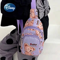 disneys new childrens oblique bag cartoon cute girl chest bag large capacity luxury brand fashion girl travel small backpack