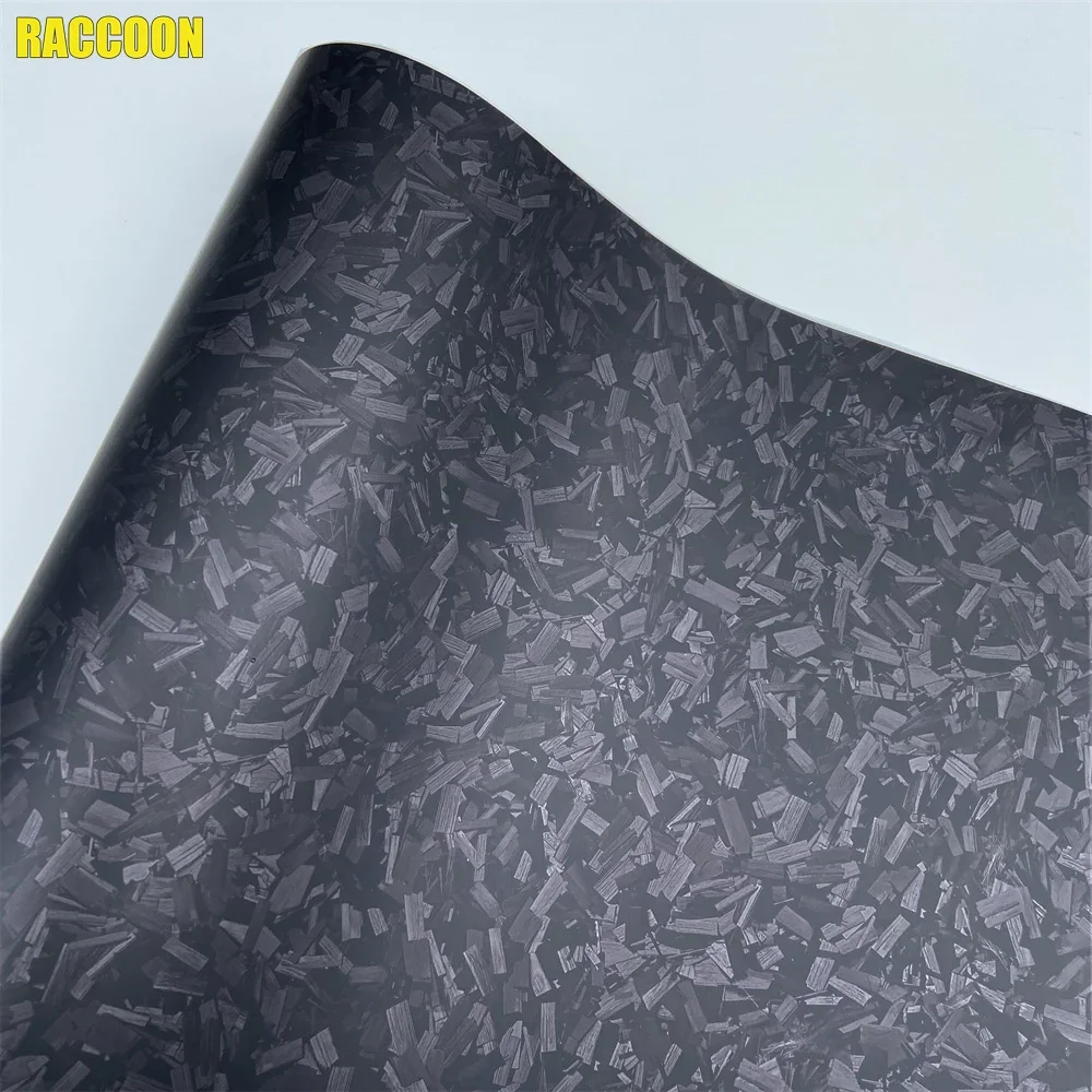 

Матовая черная кованая виниловая пленка из углеродного волокна для домашних животных, наклейка для мотоцикла, автомобильные аксессуары, упаковка для автомобиля