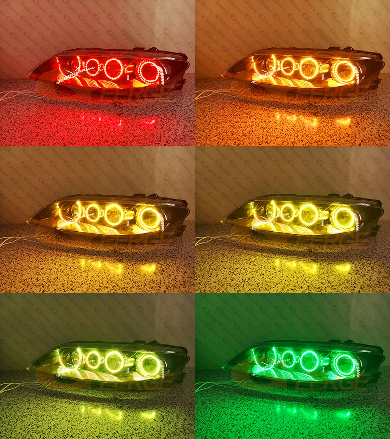 Для Mazda 6 Mazda6 Mazdaspeed MS6 GG Bluetooth Приложение Ультра яркий многоцветный RGB светодиодный