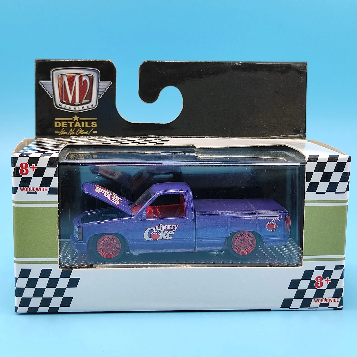 Модель автомобиля GMC Sierra 1500-Custom 1988 года, масштаб 1:64, литая под давлением, из сплава металлов (art.: 3920d4f756588) - 3920d4f756588