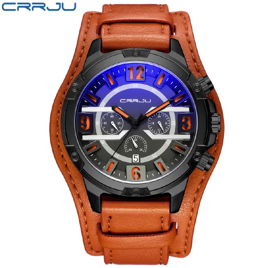 

2022 New Top Brand Luxury Mens Leather Strap Watch Waterproof Casual Quartz Wristwatch For Men relogio masculino
