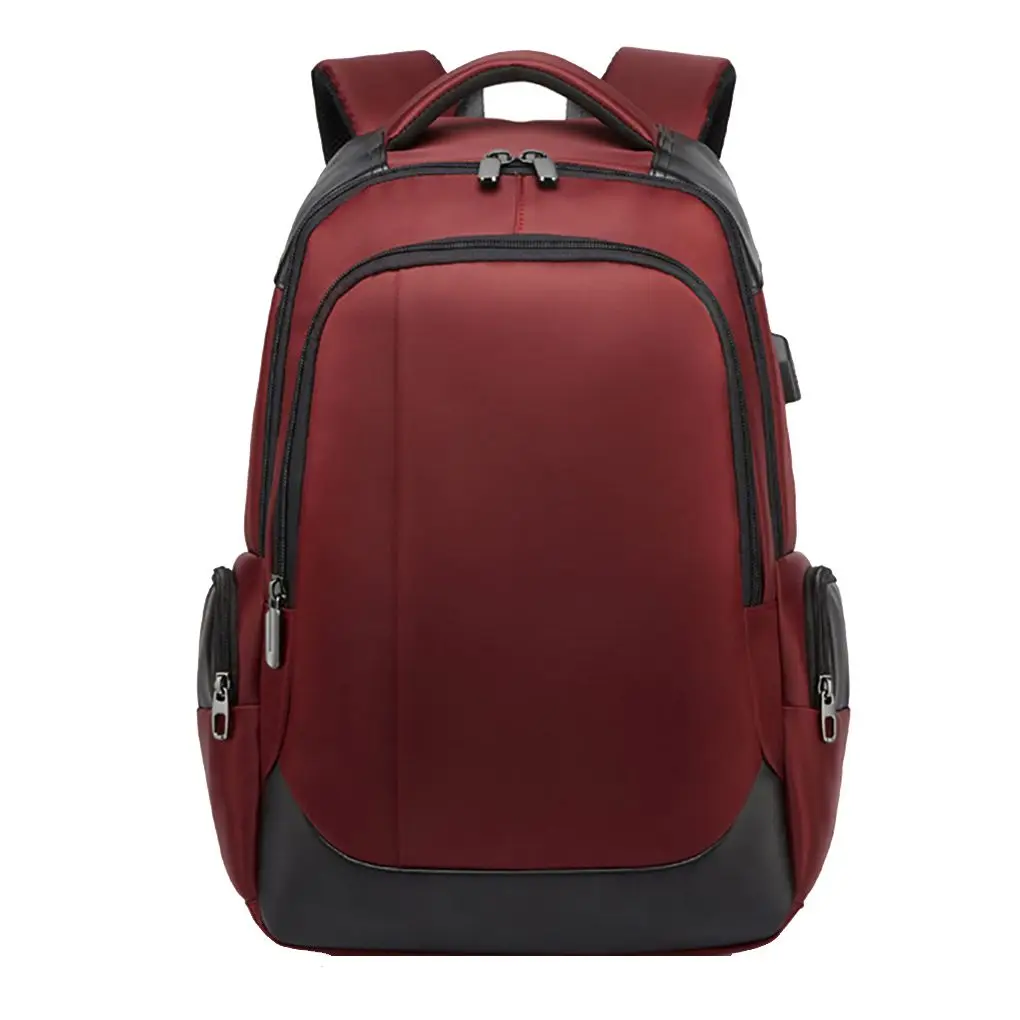 

Men Casual USB School Bag Gentleman Business Satchels Students Computer Breathable Travel Backpack