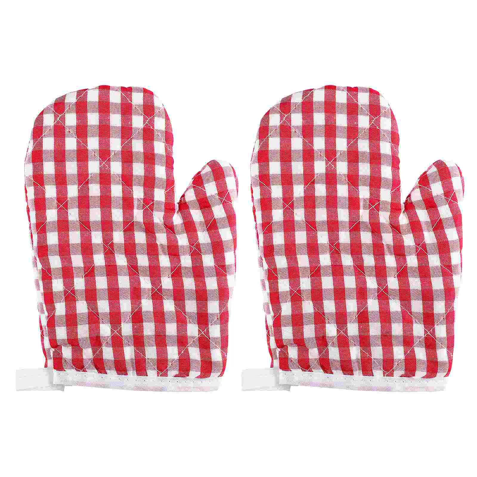 

Oven Mitts Kidsgloves Mitt Mits Heat Resistant Pot Holders Mini Kitchen Microwave Toddler Mittens Set Children Play Toddlers