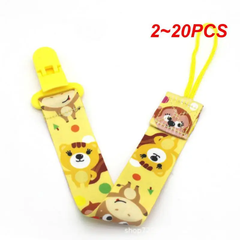2~20PCS Nipple Belt Shark-shaped Clip Nipple Chain Animal Pattern Children Accessories Anti-lost Chain Portable