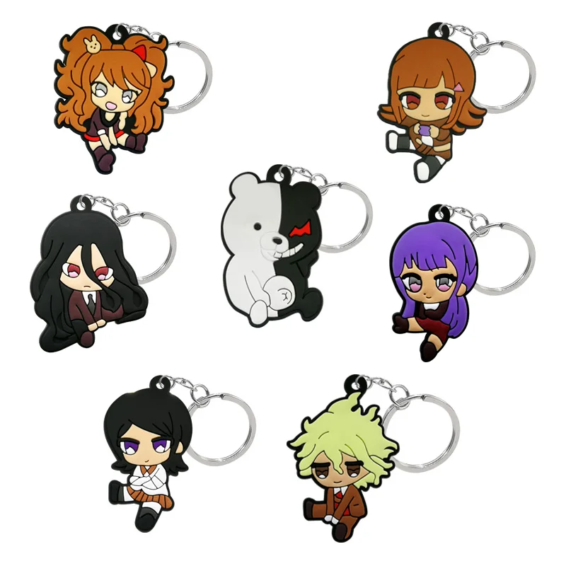 

20 шт., брелок для ключей, из ПВХ