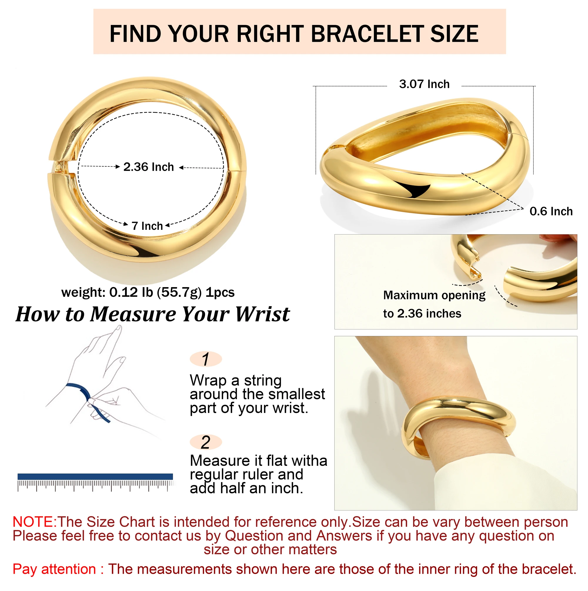 Badu винтажные нерегулярные широкие металлические массивные браслеты-манжеты для