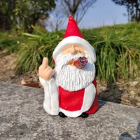 new red american gnome old man resin crafts dwarf statue garden ornament christmas decoration