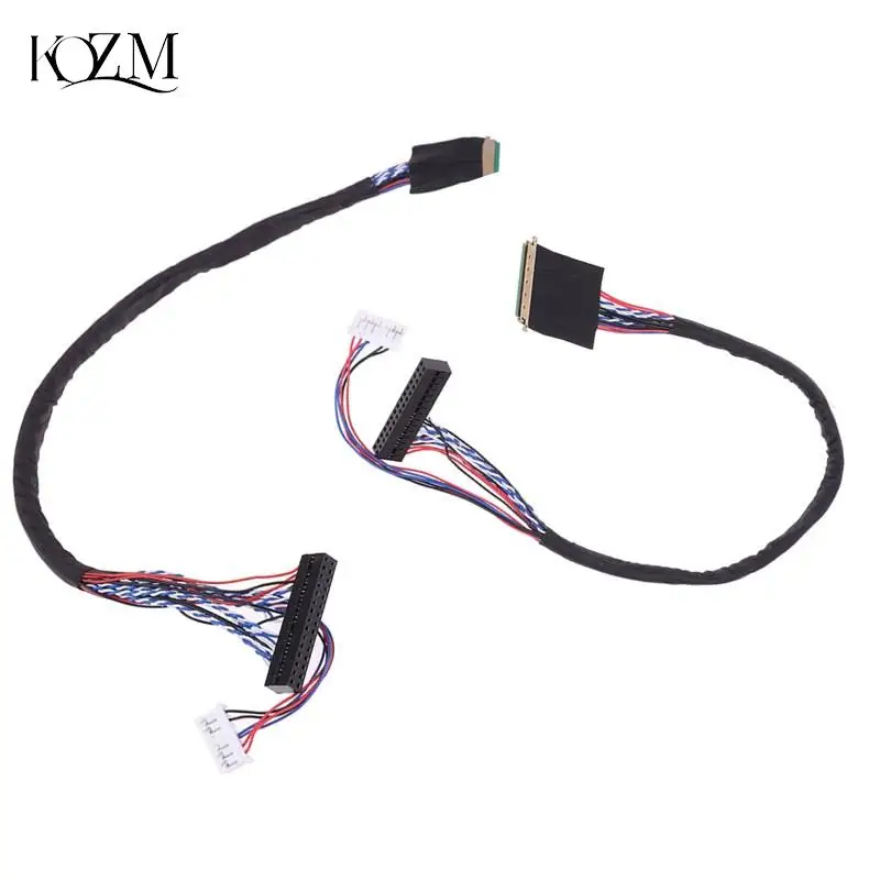 

1 шт. Новое поступление 40 Pin 1 канал 6 бит Светодиодный ЖК LVDS экран кабель для дисплея