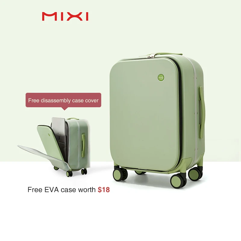 

Mixi запатентованный дизайн, алюминиевый каркас, чемодан для ручной клади, красивая посадочная кабина 18 20 24 дюйма M9260