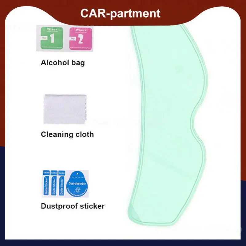 

Прозрачная пленка от дождя для шлема, прозрачный непромокаемый мотоциклетный шлем, противотуманная пленка, универсальная фотопленка, прочная