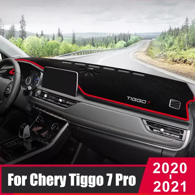 

For Chery Tiggo 7 Pro 2015-2019 2020 2021 2022 Car Dashboard Cover Mat Sun Shade Avoid Light Pad Carpets Anti-UV Accessories