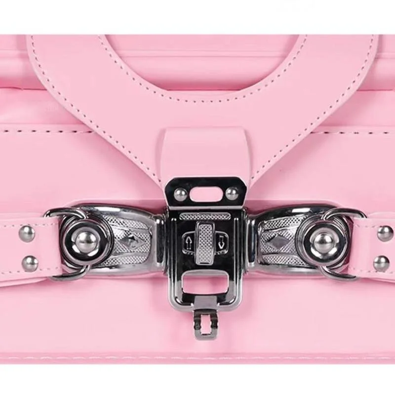 School Bags for Girls Cute Pink Backpacks High Quality Leather Orthopedic Schoolbag Kids Bags Waterproof Japanese School Bag