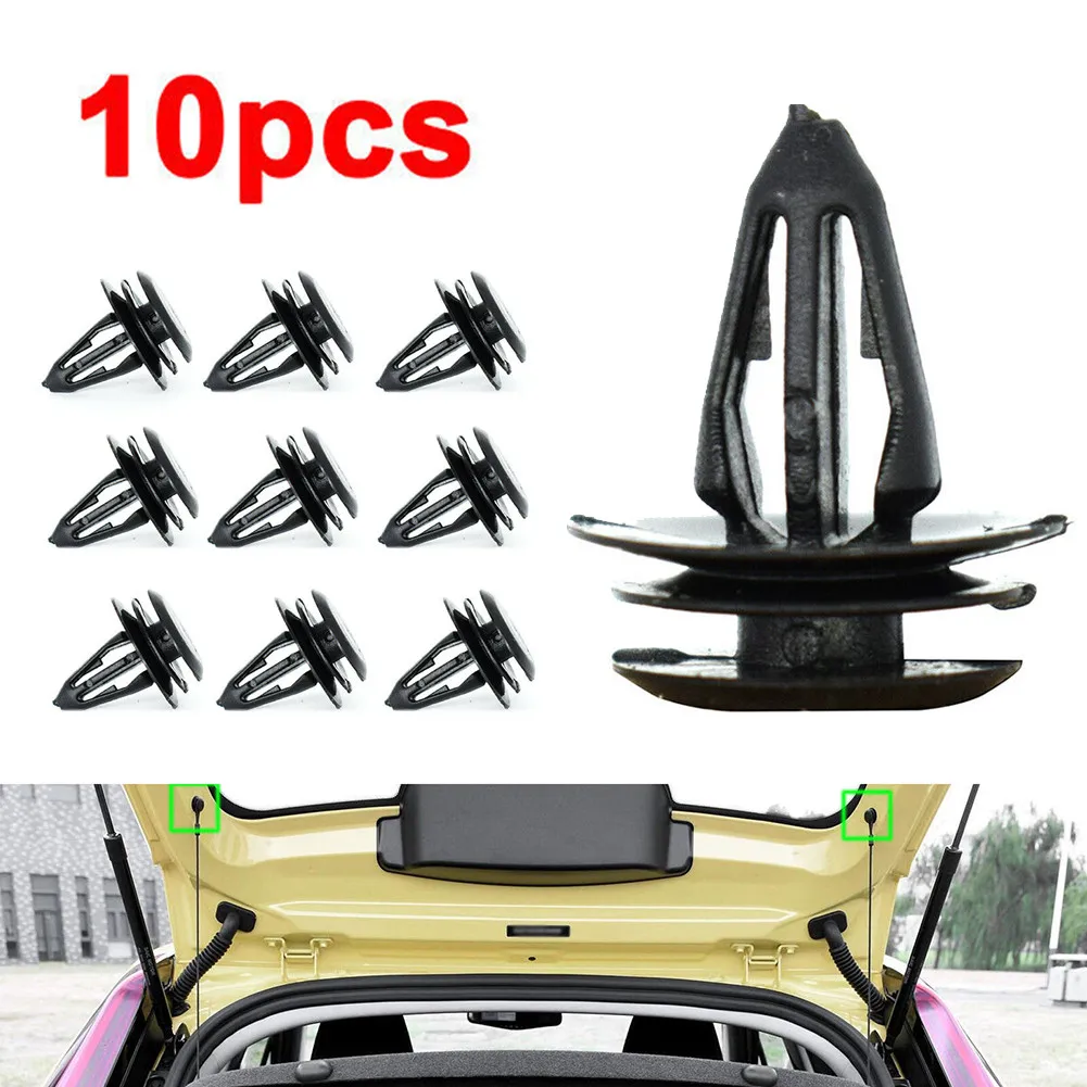 

10 Pcs Car Cord Clips Rear Boot Load Cover Parcel Shelf String Clips Plastic Retainer Fastener Accessories For MG ZS MG 3