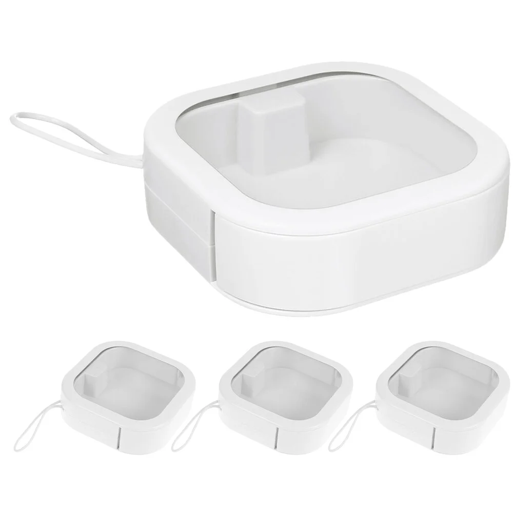 

4 Pcs Jewelry Box Multi-function Earring Case Plastic Hair Bands Clip Organizer Stand Accessories Storage Accessory