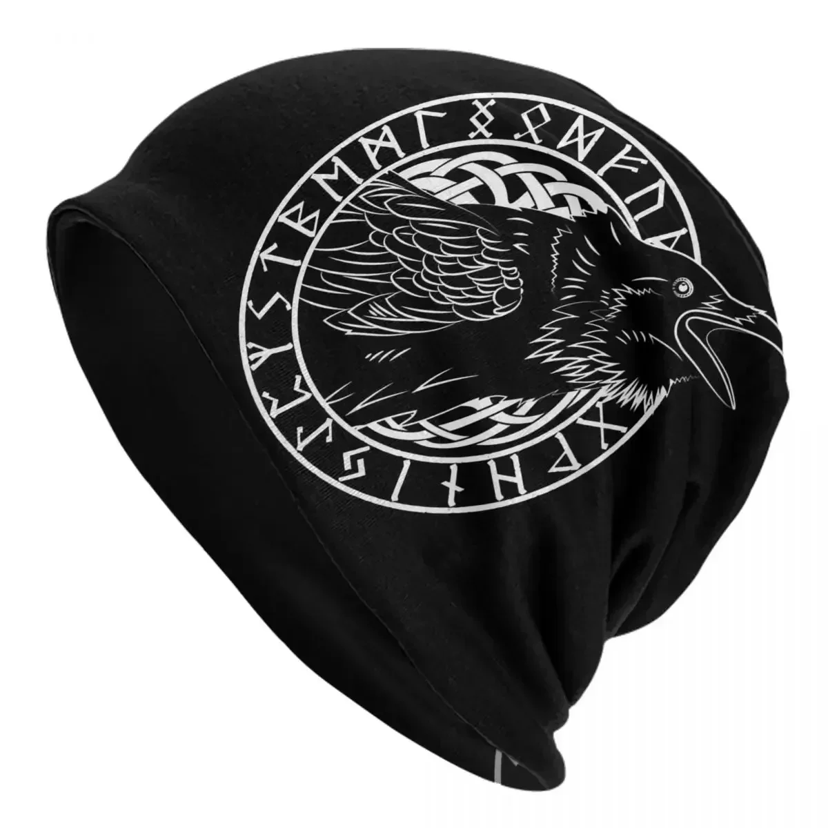 Odins Raven Huginn или Munnin шапки унисекс для взрослых вязаная шапка с капюшоном теплая в