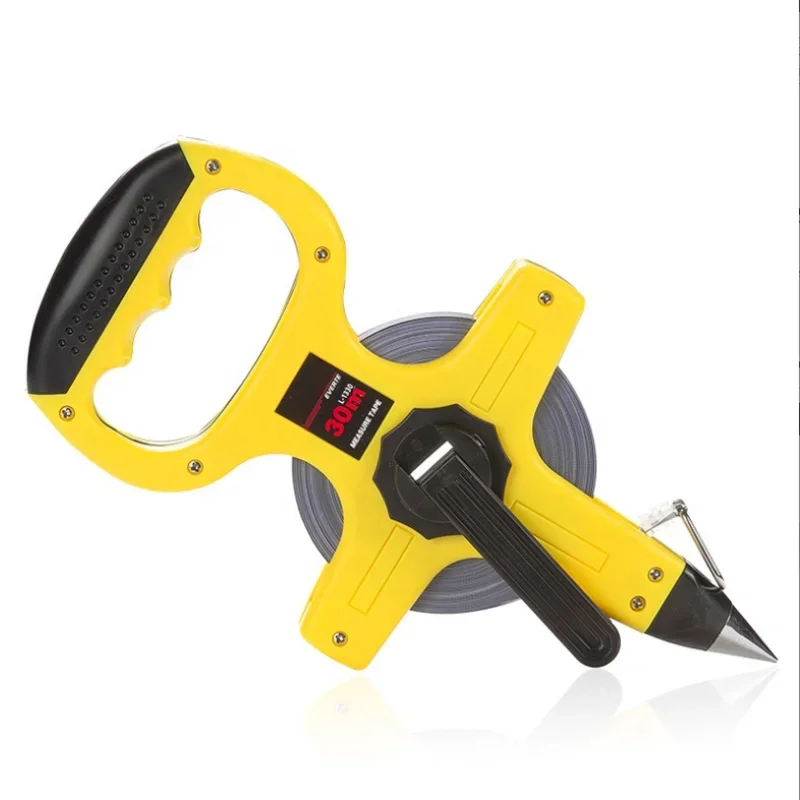 

Measuring Tape Tape Measure Plastic Yellow With Ergonomic Handle Metric Clear Scale Measuring Tool 30/50/100 Meters