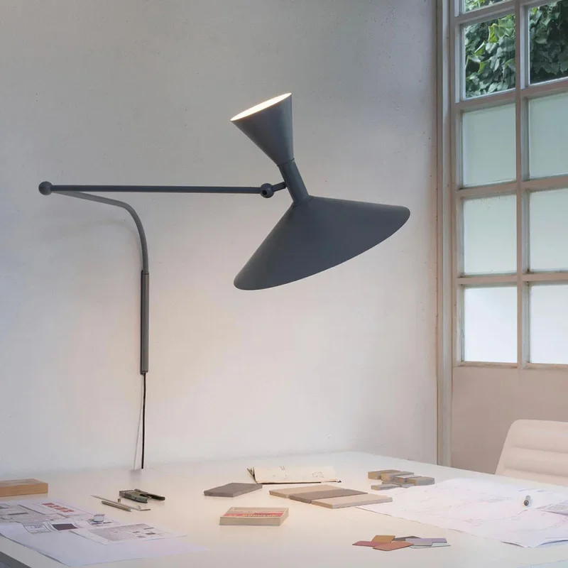 Настенный светильник Marseille wushiyu белый/черный