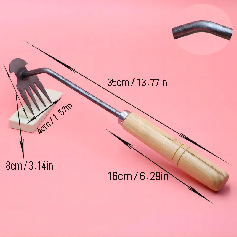 11 зубцов/4 зубца инструмент для прополки из марганцевой стали ручная вытяжка и