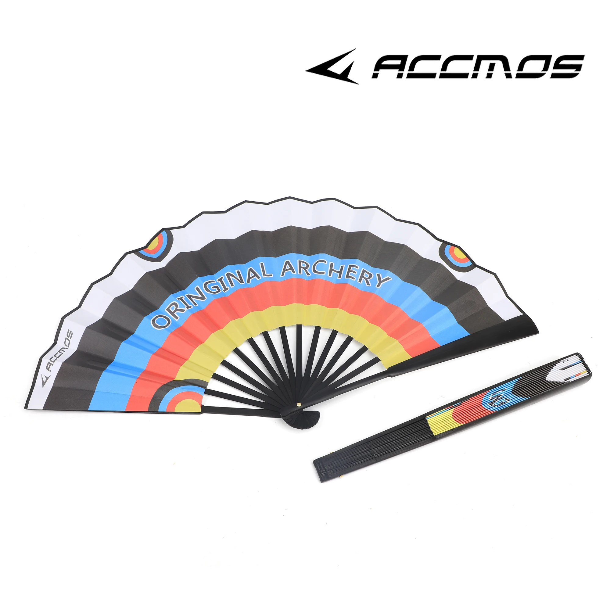 

Folding Fan Archery Sports Silk-like Cloth Chinese Style Hand Fan