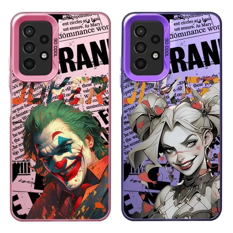 Чехол для телефона Jokers Harleys Quinns Samsung Galaxy A10 A20s A30 A50s A03s A04 A04e A04s A05s A21s A31 A51 A71 4GMatte