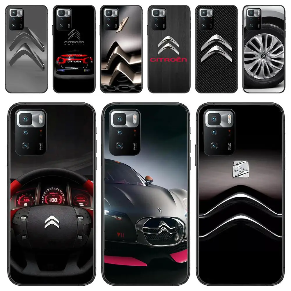 

Brand Car Citroen Logo Design New Phone Case For Redmi 9 9A 7A 10 8A 10A 8 Note 11 10S 7 11S Plus POCO X3 Pro Luxury Soft Covers