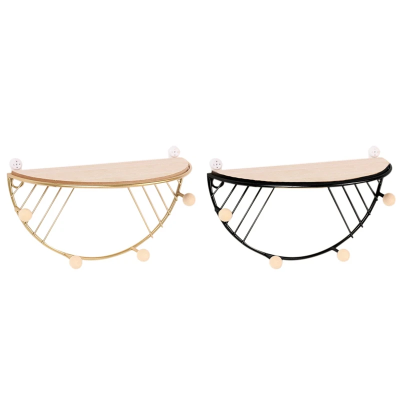 

2 шт., деревянные полки в скандинавском стиле для украшения дома и гостиной