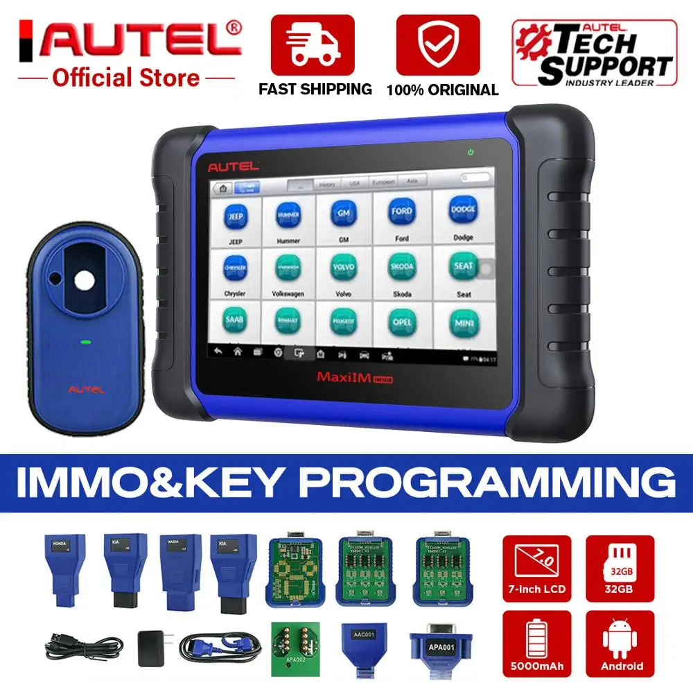

Autel MaxiIM IM508 Автомобильный ключ программатор IMMO сервис и OBD2 диагностический инструмент обновление Auro OtoSys IM100
