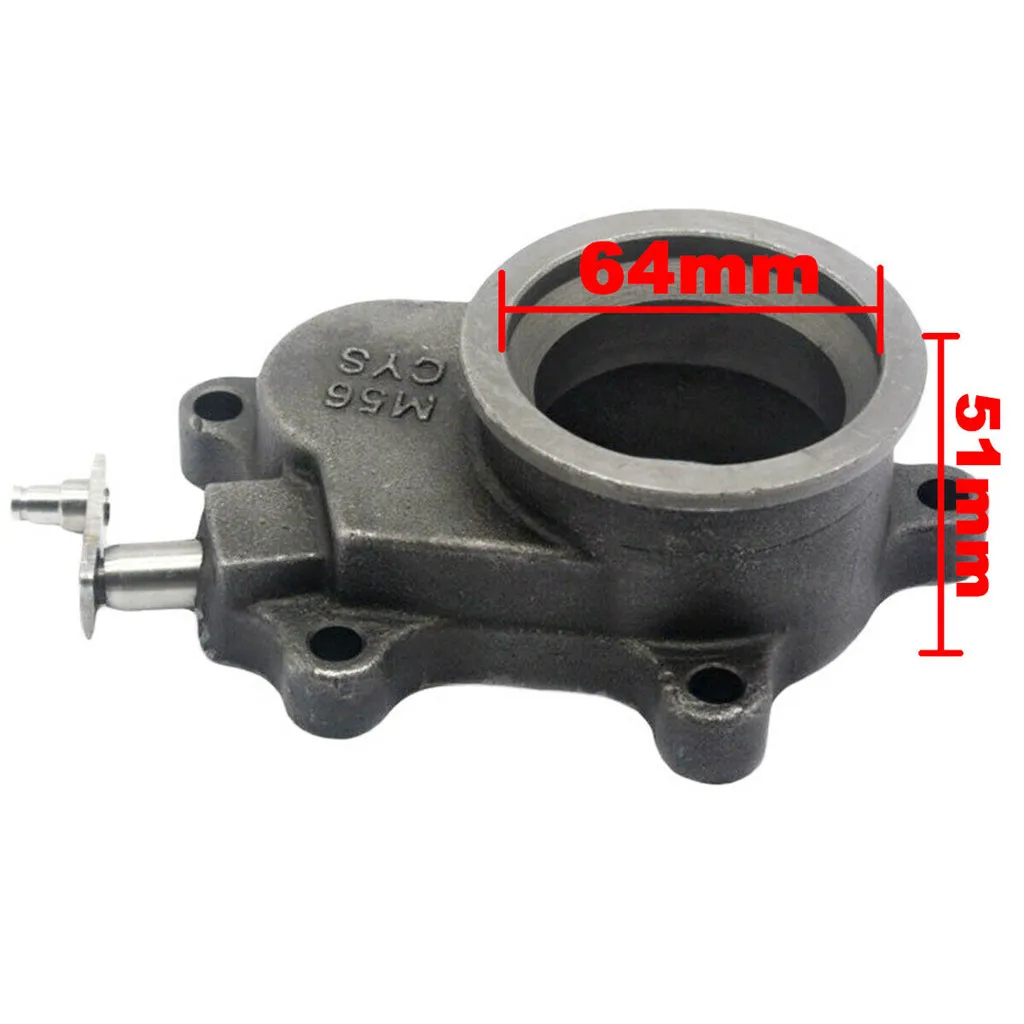 Преобразователь T3/T4 с 5 болтами разряда в 2 дюймовый V-образный фланец из чугуна