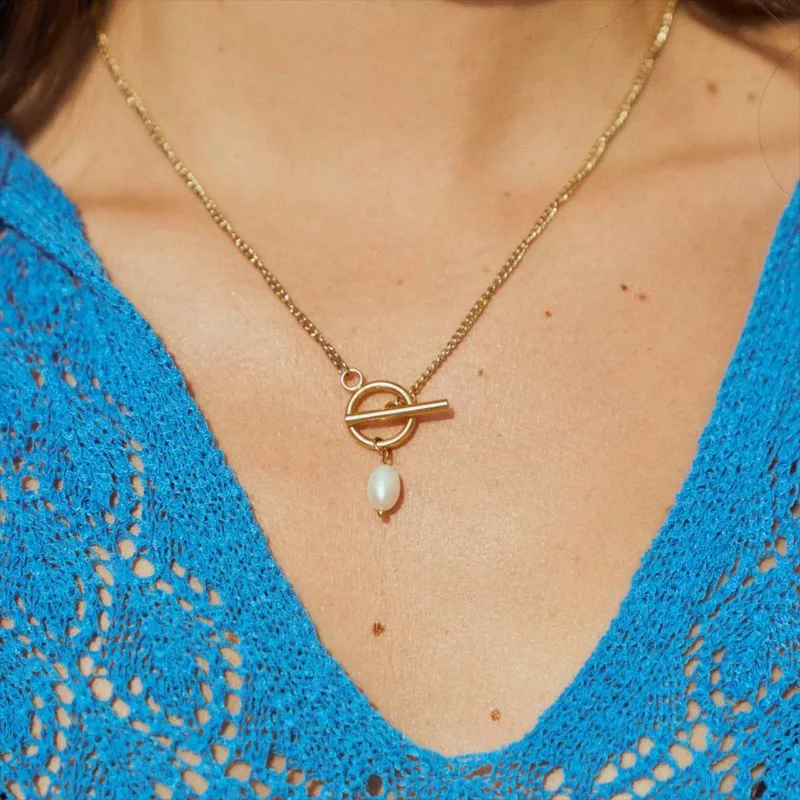 Minar 2024 Новые ожерелья с подвеской из пресноводного жемчуга в стиле барокко для