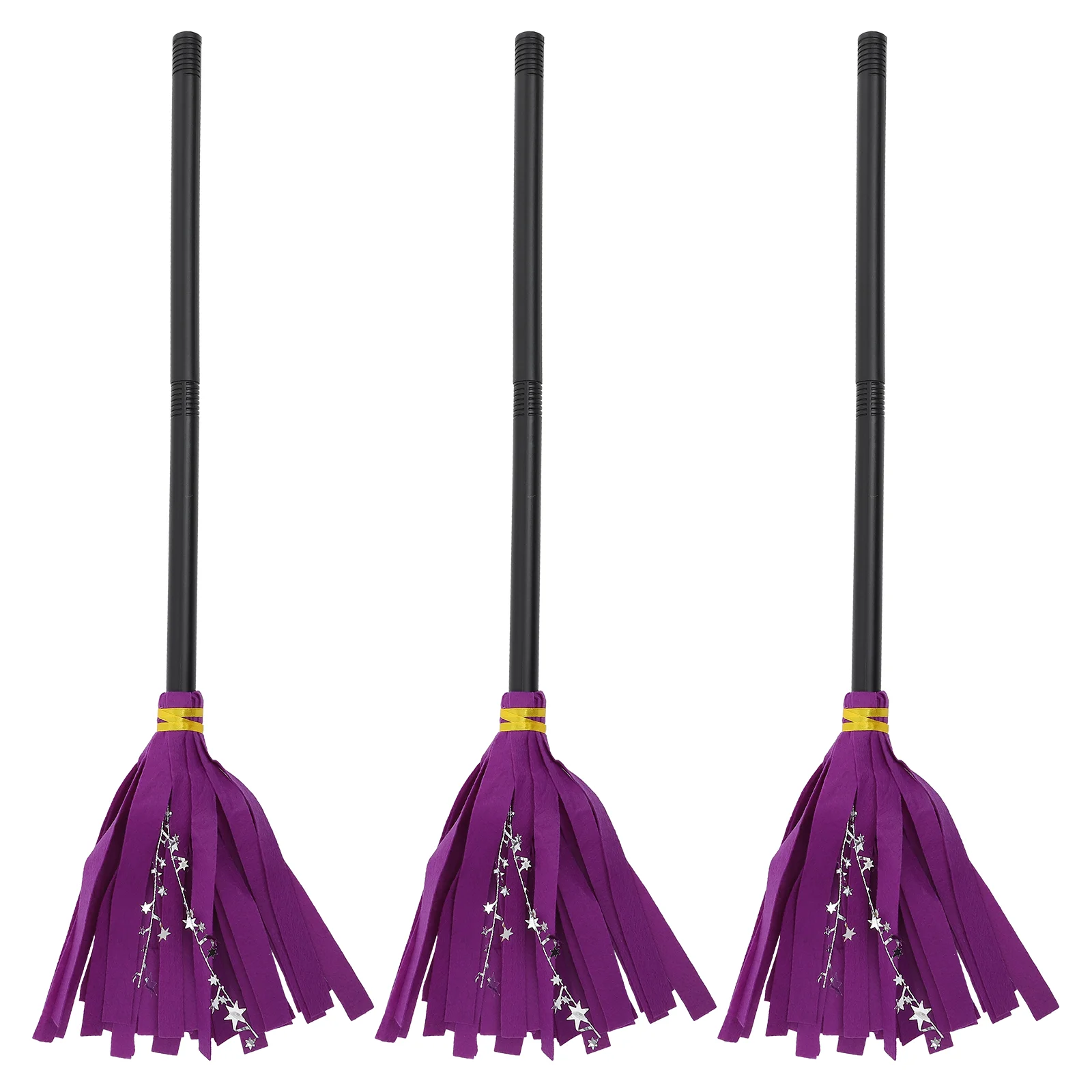3 шт. платья ведьма метла Хэллоуин Декор ведьмы игрушка макияж фиолетовый